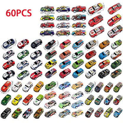 Lot de voitures de course en alliage