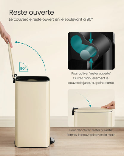 Poubelle moderne 30 Litres