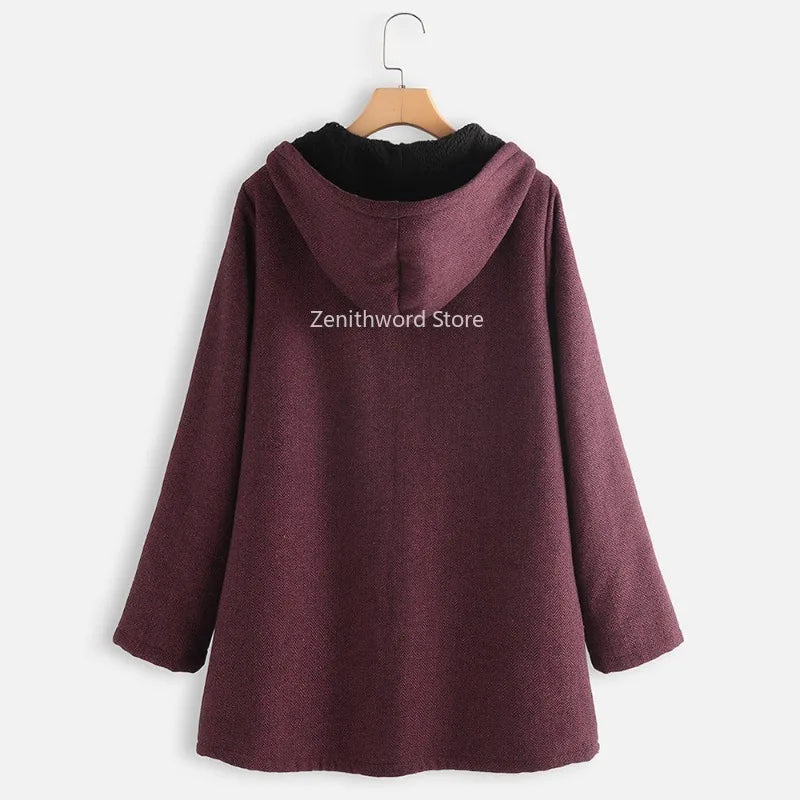 Manteau automne-hiver chaude pour femme