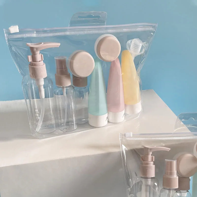 Lot de flacons rechargeables de voyage