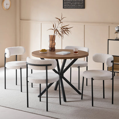 Ensemble de 4 chaises de style nordique