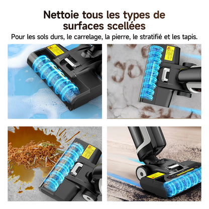 Aspirateur eau et poussière sans fil multi-surfaces