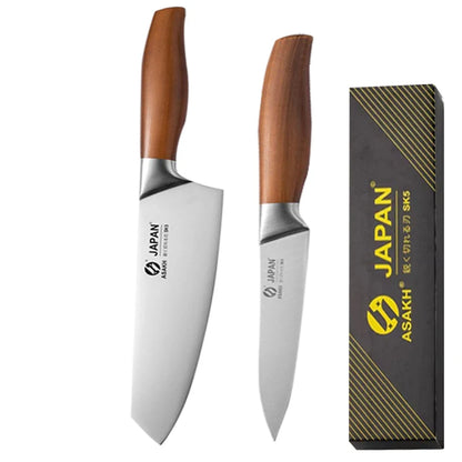 Ensemble de couteaux de cuisine japonais professionnels