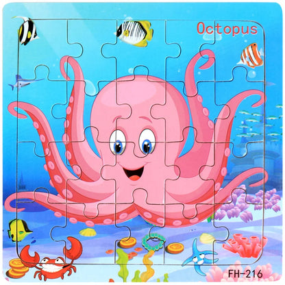 Puzzle 3D en bois de 20 pièces