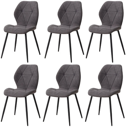 Ensemble de chaises en tissu de lin