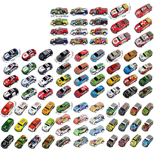Lot de voitures de course en alliage