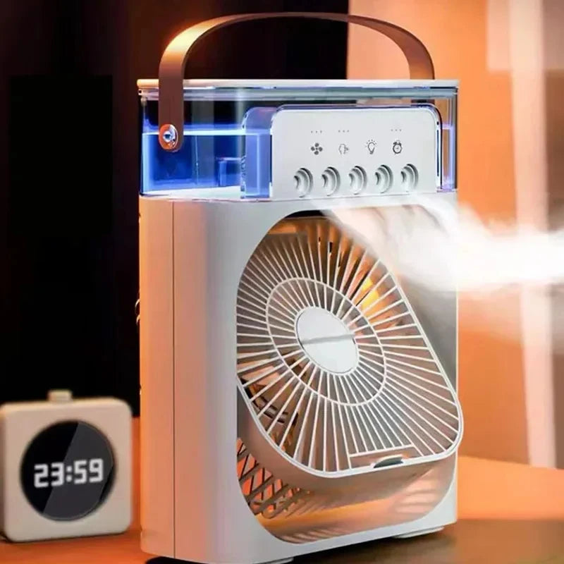 Ventilateur humidificateur portable