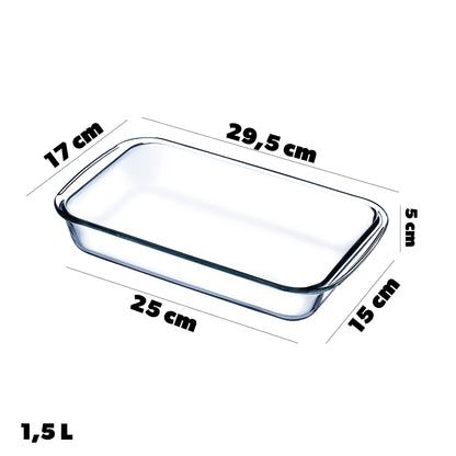 Ensemble de plats à four rectangulaires