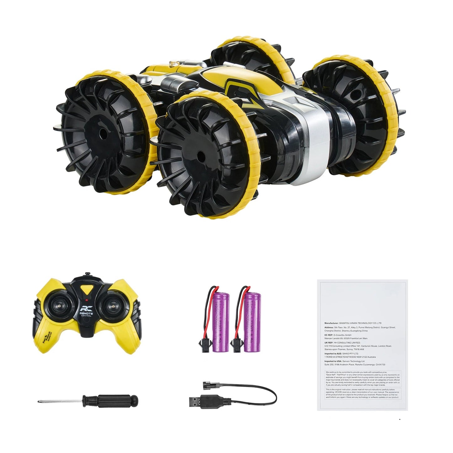 Véhicule télécommandée 12 km/h rotation à 360°