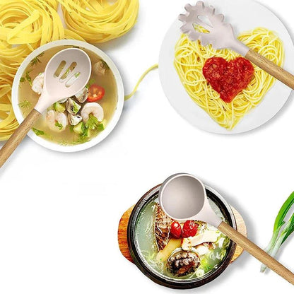 Ensemble d'ustensiles de cuisine en silicone 36 pièces