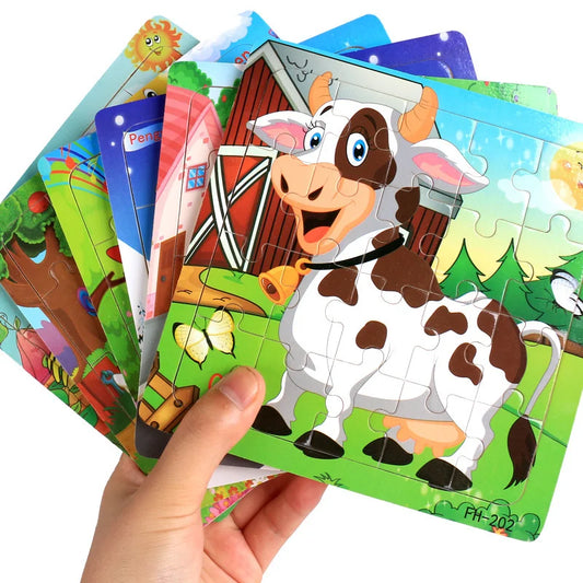 Puzzle 3D en bois de 20 pièces