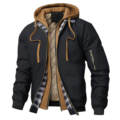 Veste coupe-vent chaude pour homme