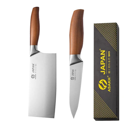 Ensemble de couteaux de cuisine japonais professionnels