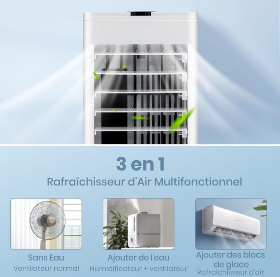 Refroidisseur d'air portable 2.8L