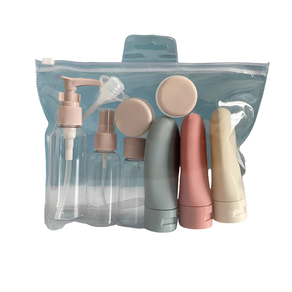 Lot de flacons rechargeables de voyage