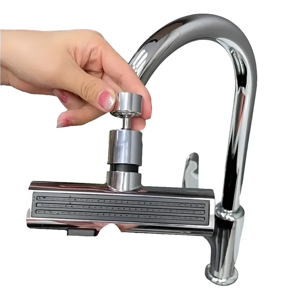 Robinet de cuisine à cascade à trois modes