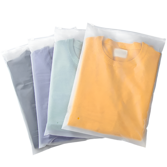 Lot de 10 sacs de voyage givrés à fermeture éclair