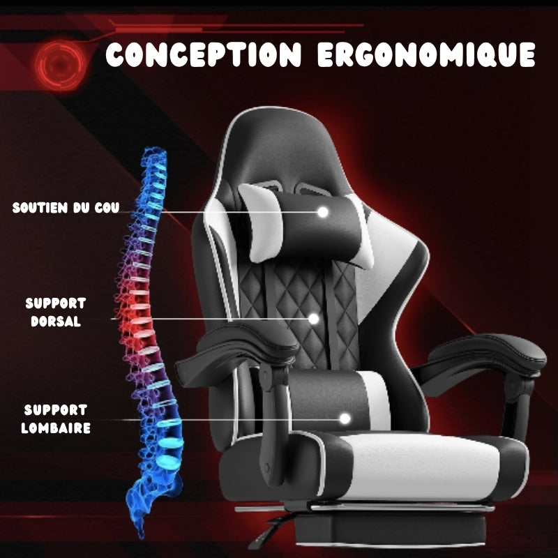 Chaise de jeu massante et réglable