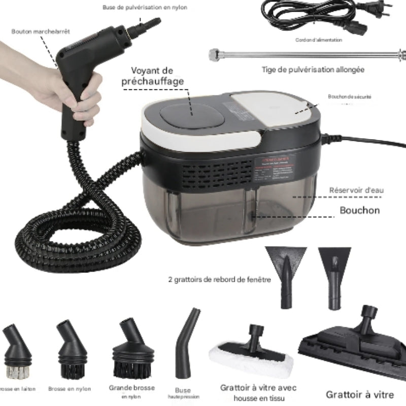 Nettoyeur Vapeur Portatif 2500W