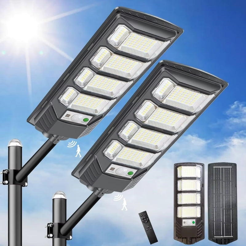Lampes solaires grand angle avec détecteur