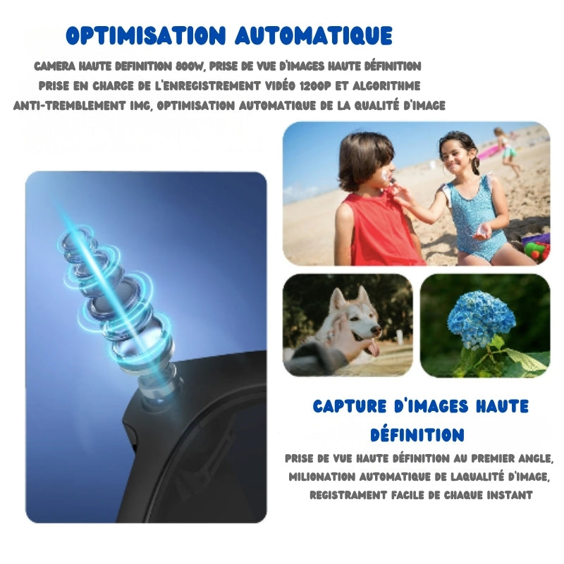 Lunettes Intelligentes avec Caméra 8MP