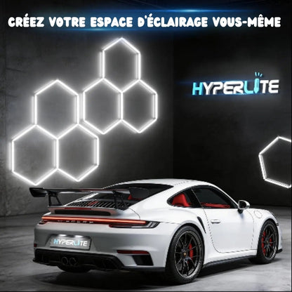 Lampes LED hexagonales en nid d'abeille 6500K