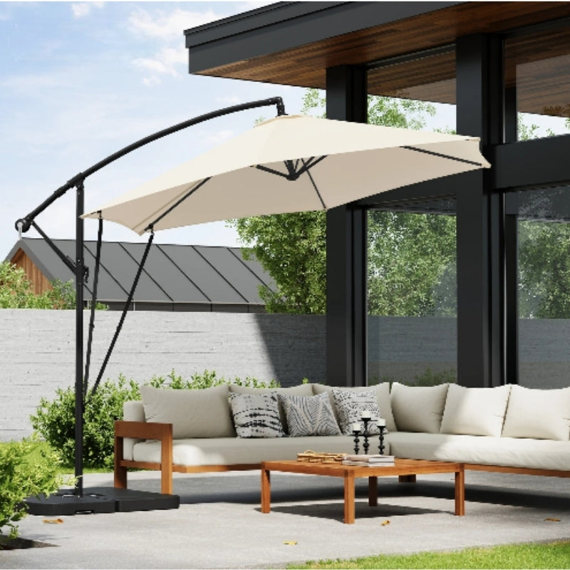 Parasol de jardin à manivelle &amp; Protection UV