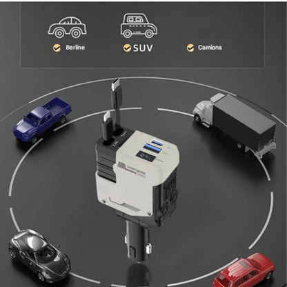 Chargeur de voiture rétractable