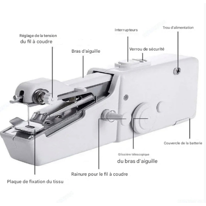 Mini machine à coudre portable