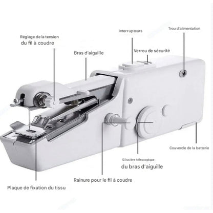 Mini machine à coudre portable