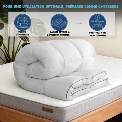 Surmatelas hypoallergénique et respirant