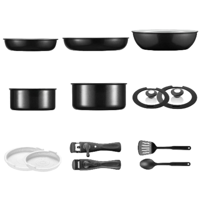 Ensemble de 13 pièces de casseroles et poêles avec revêtement céramique
