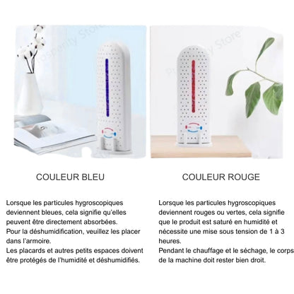 Déshumidificateur électrique rechargeable USB