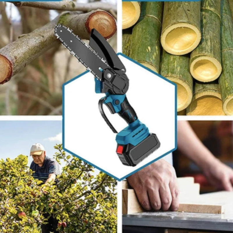 Mini tronçonneuse sans fil + 2 batteries